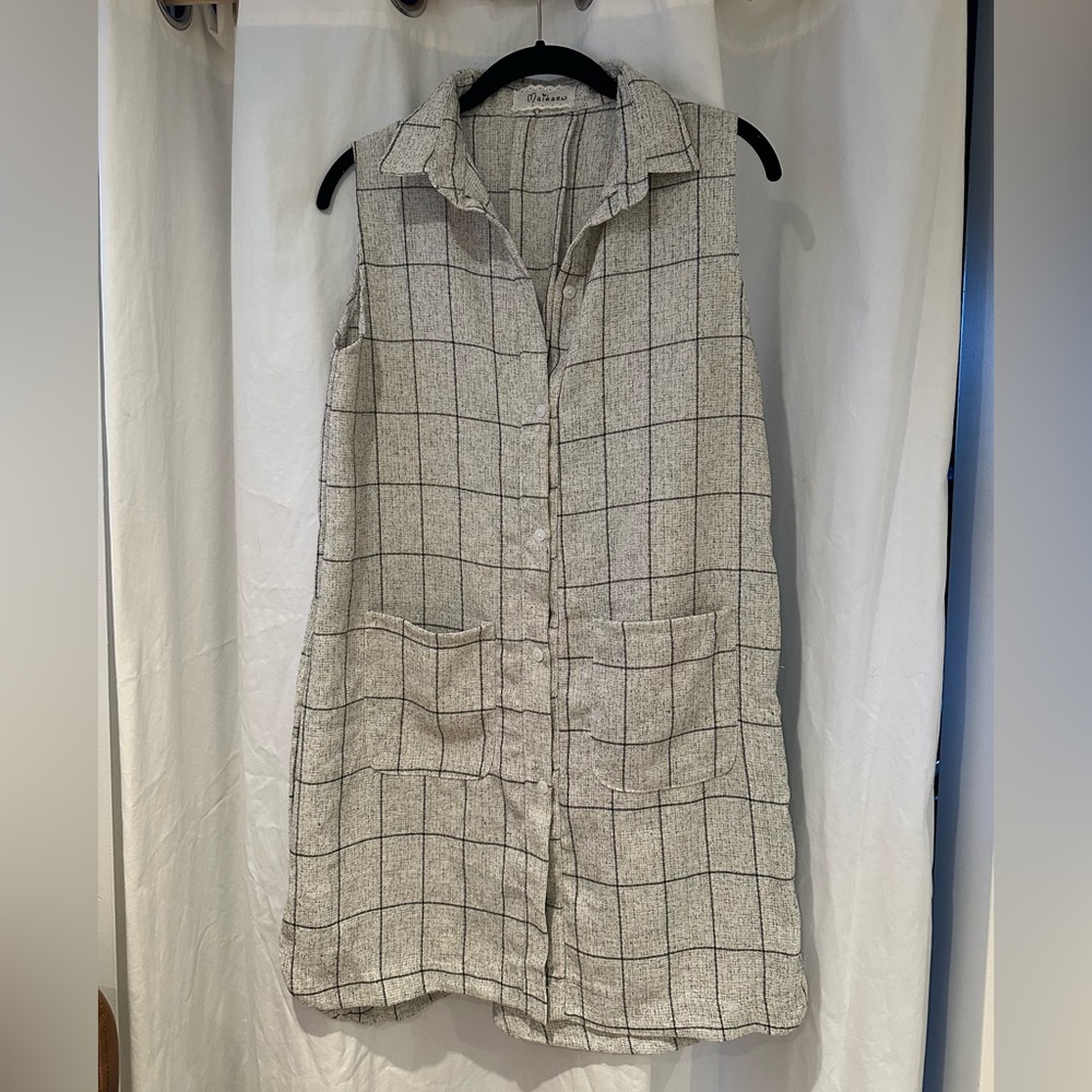 Button up dress